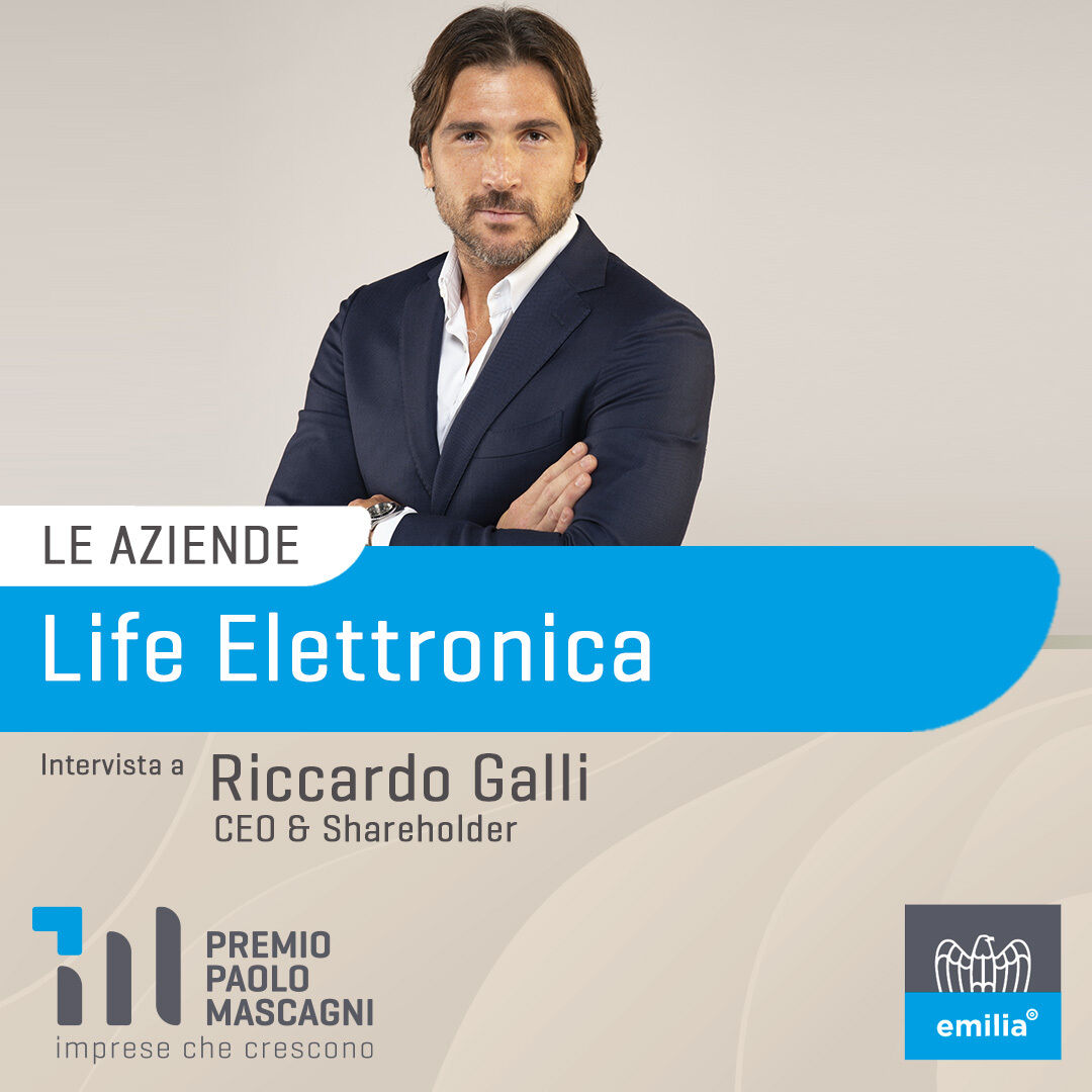iccardo Galli CEO di Life Elettronica -Confindustria Premio-Paolo Mascagni